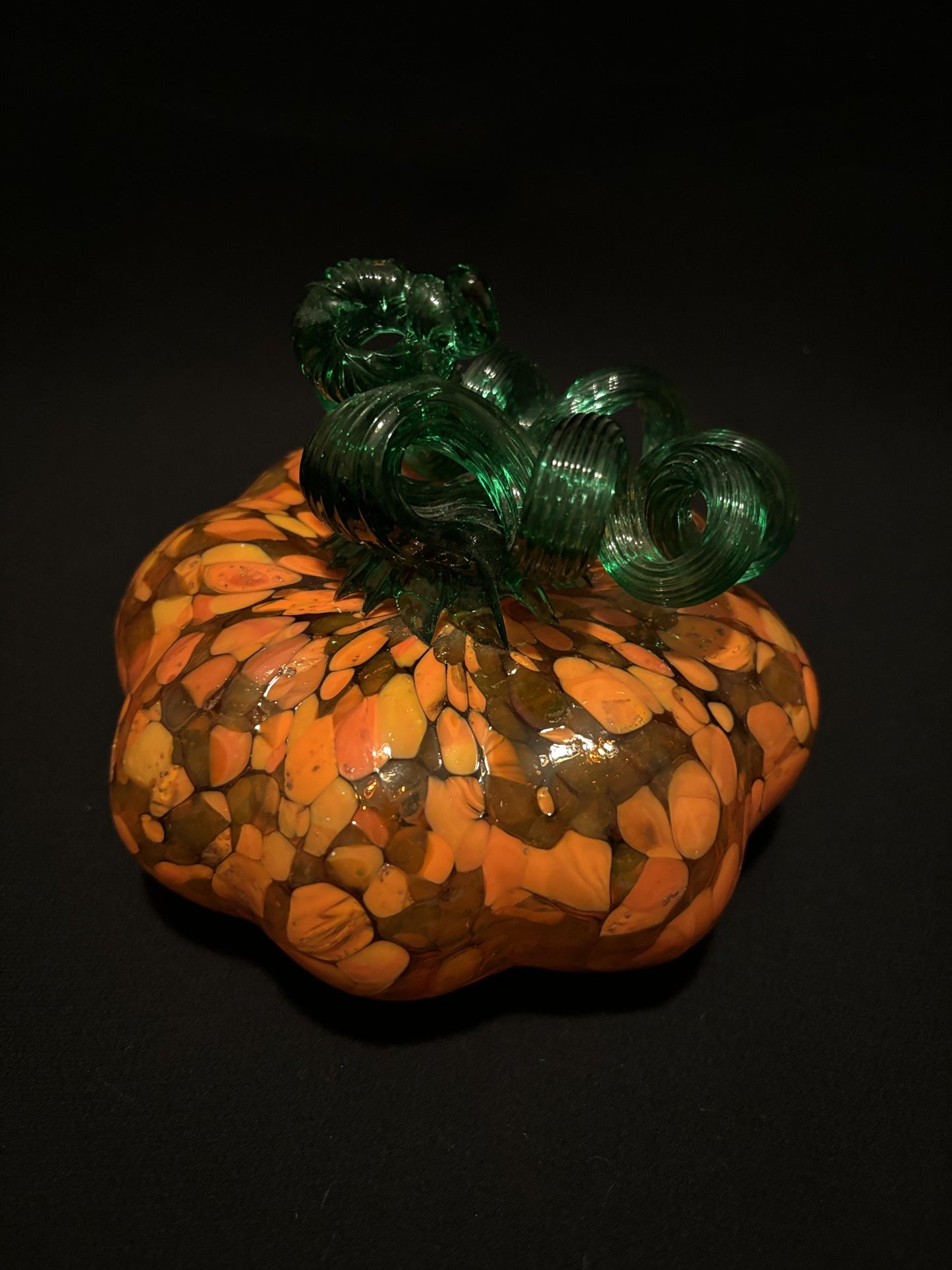 BLOWN GLASSART - Glass Pumpkin