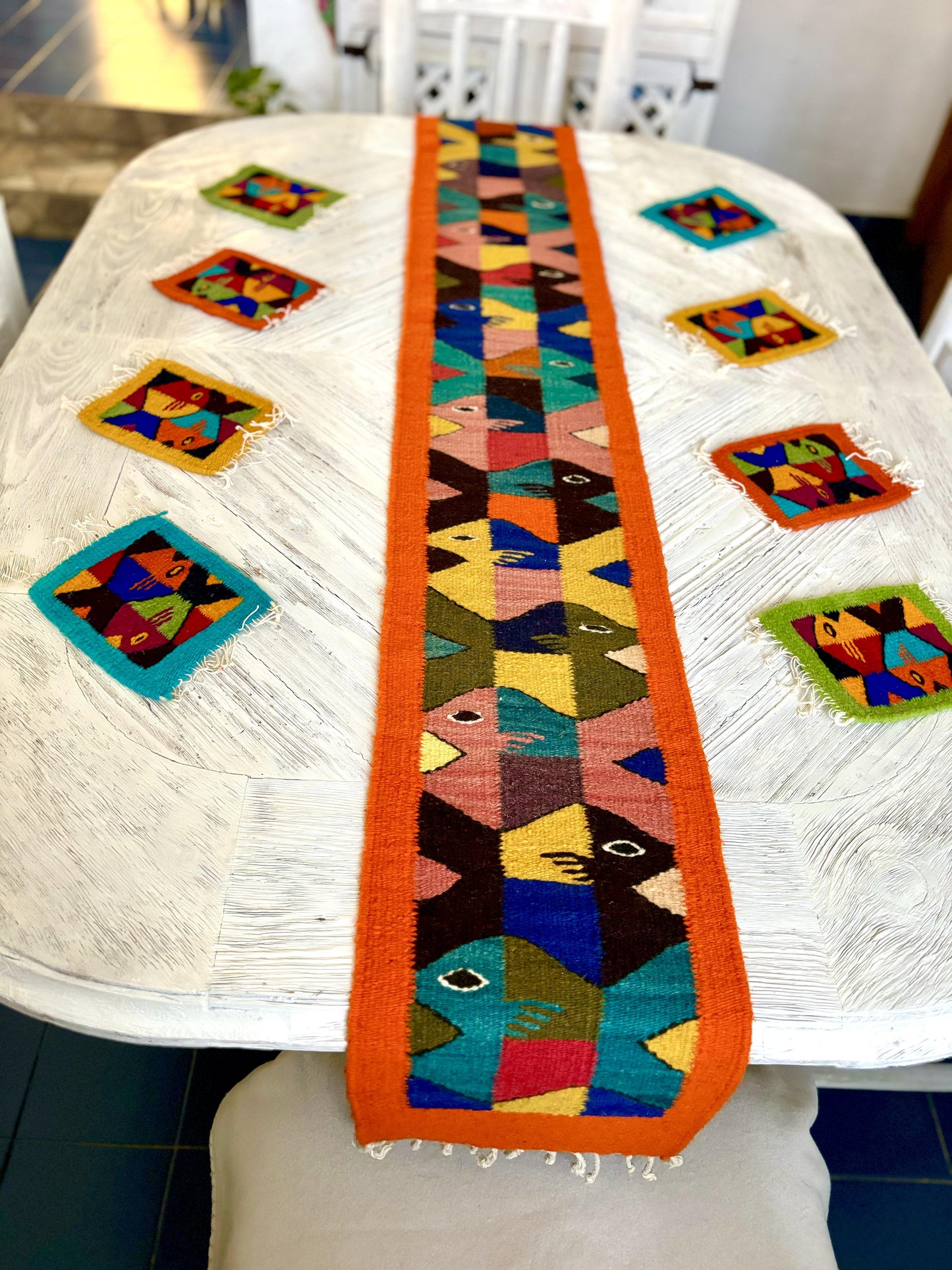 TABLE RUNNER - Fish - Orange