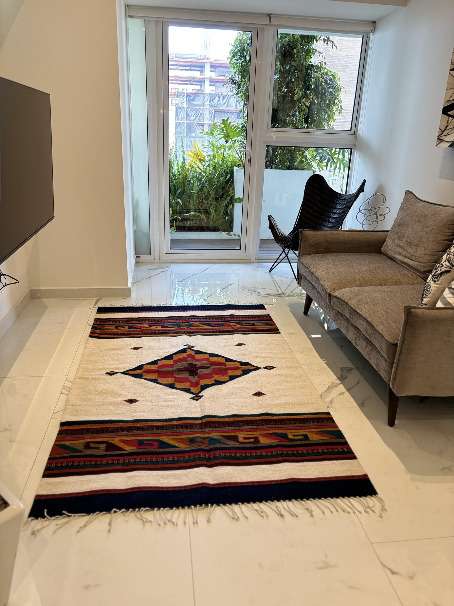 WOOL RUG - White Wool Rug