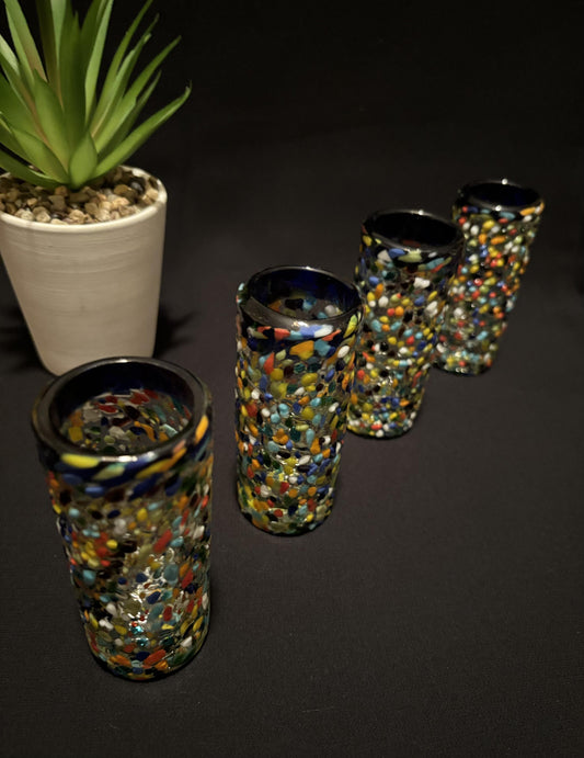BLOWN GLASS ART - Tequila Glass