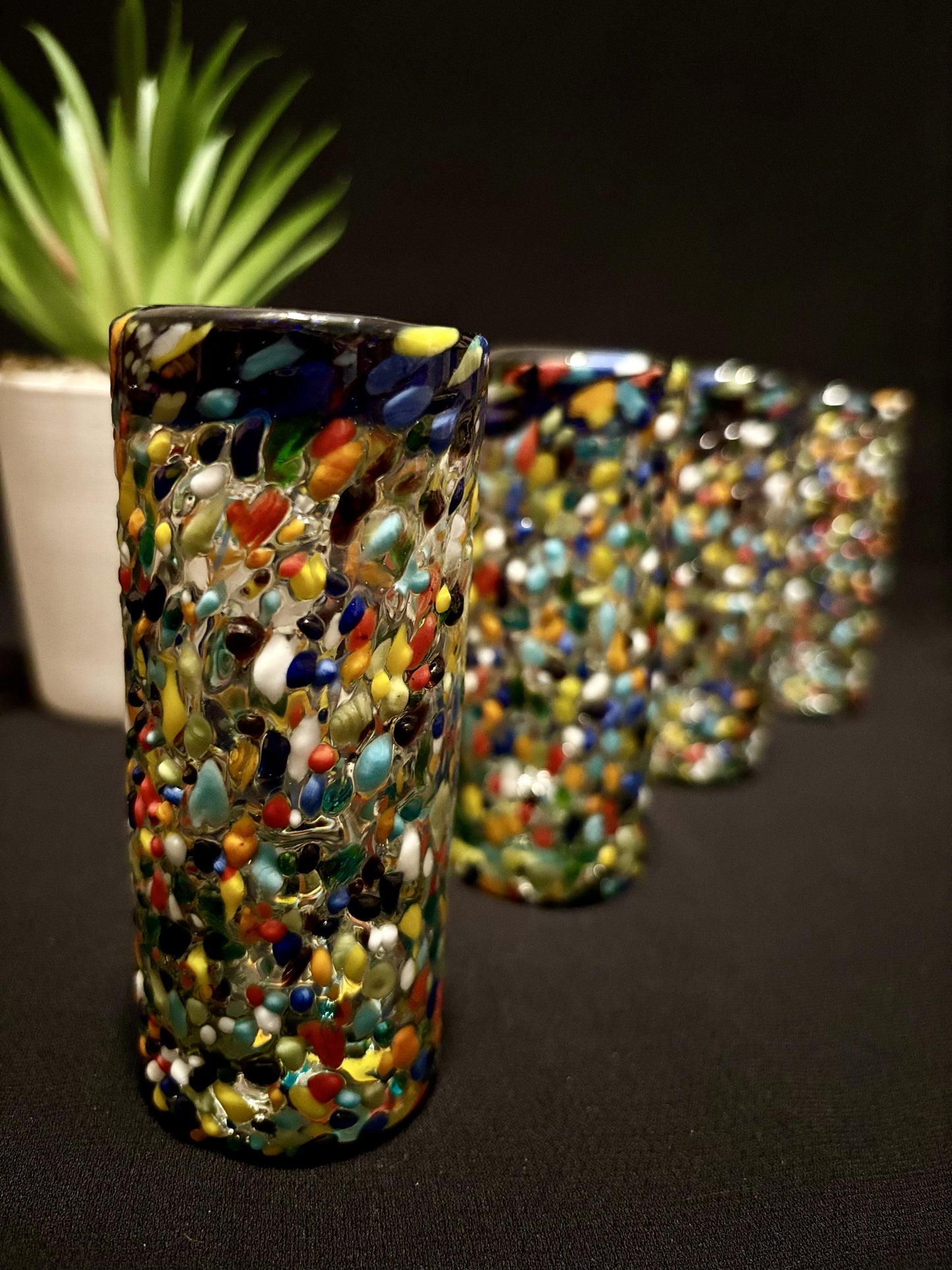 BLOWN GLASS ART - Tequila Glass